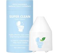 Limpiador de inodoros New Upgrade Super Clean, automático, en polvo espumoso, desincrustante para inodoros, de alta potencia, con fragancia duradera, mejora la higiene.