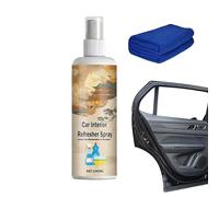 Limpiador de interior de coche, 100 ml, spray de limpieza para tapicería de coche, limpieza profunda, restaurador para quitar manchas, alfombras, tela, asiento de cuero, restauración