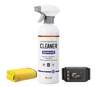 Limpiador de Interiores de Coche,Limpieza y Restauración de Salpicadero | Limpiador Multifunción 500 ml para Cuero, Tablero, Tapicería de Sofá y Alfombra de Mobiliario