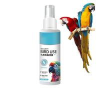 Limpiador de jaulas de pájaros, espray de control de olores de 100 ml, desodorante removedor de excrementos de pájaros, ambientador seguro para loros, pajareras, juguetes, caja de perca, elimina