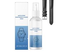 Limpiador de joyas, 100 ml, spray limpiador de óxido para correa de reloj de joyería, secado rápido, removedor de arañazos, líquido de pulido para pulseras de acero y vidrio, esferas, estuche, hogar
