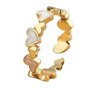 Limpiador de joyas Anillos Mujer Diseño High End Moda Dulce Personalidad Open Ring Versatile Ring Aligar Anillos Joyería, A, Metal, Sin piedras preciosas