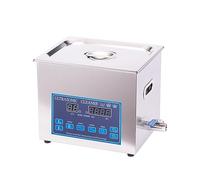 Limpiador de joyas, Máquina De Limpieza Por Ultrasonidos Limpiador Desgasificador Baño 10L Tipo DPF PCB Joyería Frecuencia Barrido Laboratorio Dental,para retenedores