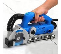 Limpiador de juntas de azulejos eléctrico 1200W, herramienta para ranuras de azulejos, limpiador de juntas 9000RPM con profundidad de corte ajustable, para limpieza ranuras & ranuración DIY.