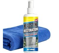 Limpiador De Lápidas | Solución De Limpieza Que Elimina La Suciedad | Spray Restaurador Y Limpiador Para Lápidas,en mármol, hormigón, caliza, inscripciones, monumentos, cementerio y tumbas