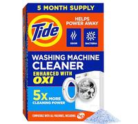 Limpiador de lavadora de Tide para lavadoras de carga frontal y superior, caja de 5 quilates (el embalaje puede variar)