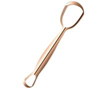 Limpiador de lengua, raspador de lengua de metal para el cuidado, diseño en forma de abanico que reduce el mal aliento, mejora la higiene, limpieza diaria, cuidado fácil de viajar para uso familiar