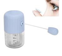 Limpiador de Lentes de Contacto, Contenedor de Limpieza de Lentes de Contacto de Rotación Manual para Uso Diario con la Solución de Cuidado, Eliminación de Lentes Blandas, Lentes Duras,(azul)