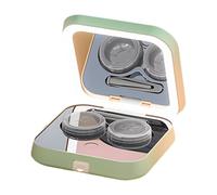 Limpiador De Lentes De Contacto Ultrasónicas, Caja De Limpieza Clear Lenes, Caja De Limpieza Para Lentes De Contacto Con Espejo Y Pinzas - Lavadora De Lentes De Contacto,