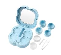 Limpiador de lentes, máquina ultrasónica de cuidado diario de lentes, impermeable, a prueba de polvo, limpiador inteligente para mujeres y hombres, viajes al aire libre, viajes de