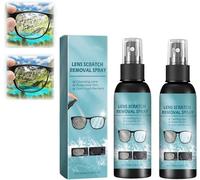 Limpiador de lentes, removedor de arañazos de lentes, repara arañazos, removedor de arañazos para lentes, spray limpiador de lentes, lentes borrosas y renovación de esmalte de vidrio, sin arañazos y
