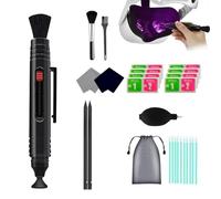Limpiador De Lentes VR, Kit De Limpieza De Lentes, Paño De Limpieza De Microfibra Multifuncional Para VR, Kit De Aerosol Limpiador De Lentes, Bolígrafo De Limpieza De Lentes Con Paños De Microfibra, L