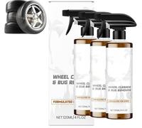 Limpiador de llantas y neumáticos en aerosol, 120 ml, espuma Brake Bomber para llantas y neumáticos, abrillantador de llantas y goma, productos de limpieza para automóviles