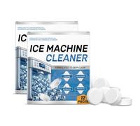Limpiador de máquina de hielo, descalcificador, limpiador de máquina, limpieza profunda, lavado de tabletas, descalcificador, removedor de cal, ayuda a eliminar agua dura y acumulación de minerales (2