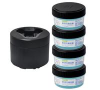 Limpiador De Maquinilla De Afeitar De 160ml Compatible Con Philips Afeitadora Eléctrica S7731 S7832 S8050 S9933 CC123 JC301 JC302 Base De Recarga Y Limpieza(4 box ADD CLEANING CABIN)