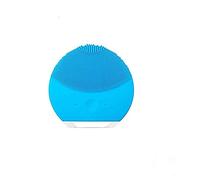 Limpiador de masaje facial premium Forever Portable Electric Face Exfoliator Cepillo eléctrico de silicona impermeable Sonic Facial Cleanser Brush Electric Face Scrubber (azul)