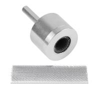 Limpiador De Metal - Pedalier De Cobre Hidráulico | Deber Pesado 3/4 Pulgadas Y 1/2 Pulgada Cepillo | Herramienta Manual Del Tallo Hexagonal De Metal Con Pinceles Reemplazables Para Fontaneros