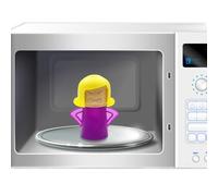 Limpiador de microondas Angry Mom, limpiador de vapor para horno de microondas, frigorífico y congelador, absorbente de olores para el hogar u oficina