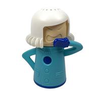 Limpiador de microondas Angry Mom, Limpieza al vapor de una mancha cruda con vinagre y agua, Dibujos animados Cool Fridge Odor Remover para el hogar, la cocina y la oficina
