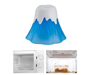 Limpiador de microondas PP Volcano 14x14x12cm Herramienta de cocina - Dispositivo de limpieza a vapor de alimenticio con calentamiento de vinagre, eliminación de olores, limpieza de grasa |