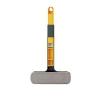 Limpiador de mosquiteras, lavaventanas de malla con mango extensible | Limpiador de mosquiteras de porche con rasqueta | Para baño, cocina, casa, patio, ambiente de trabajo, escuela, restaurante
