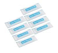 Limpiador de Nariz 40 Sobres Sal Enjuague Nasal Plástico Blanco | Protector de Cavidad Nasal, Lavado Nasal Sal, Uso Exterior y Transporte