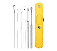 Limpiador de oídos - Kit de eliminación de cerumen de acero inoxidable,Limpiador de cera para oídos, regalo para familiares, amigos, adultos y niños Idezek
