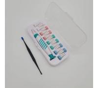 Limpiador de oídos, limpiador de oídos con ventosa Q Grip, cera espiral Q Twist, kit de eliminación de cera de oído, con 16 tapones de silicona de repuesto lavables, adecuado para uso doméstico.