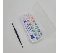 Limpiador de oídos, limpiador de oídos con ventosa Q Grip, cera espiral Q Twist, kit de eliminación de cera de oído, con 16 tapones de silicona de repuesto lavables, adecuado para uso doméstico.