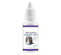 Limpiador de oídos para gatos | 20ml Limpiador Suave Calmante y Desodorizante | Eliminador de Cerumen para Gatos | Para Cachorros Caninos Y Felinos Post Baño Y Aseo Hogar Guardería Salón Mascotas