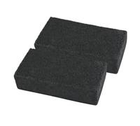 Limpiador de paletas de carbono, goma de paleta Pickle Ball, goma de polvo con paleta de carbono 2X - Colector de polvo de goma suave para eliminar la suciedad de las raquetas para los amantes