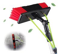 Limpiador de paneles solares con poste de limpieza de ventanas, kit de lavado de ventanas exteriores para ventanas móviles de techo fotovoltaico y de invernadero