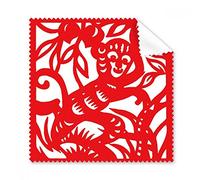 Limpiador de pantalla de mono de china con corte de papel, 5 piezas de regalo