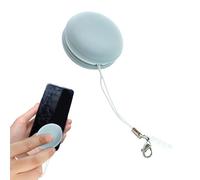 Limpiador de pantalla para teléfono Macaron - Toallita de silicona reutilizable | Cepillo de gafas monitor | creativo ordenador tableta, llavero limpiador portátil, PP + silicona, forma