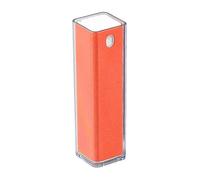 Limpiador de pantalla sin rayas de 15 ml con paño de microfibra, solución de limpieza todo en uno para teléfonos, tabletas, portátiles, removedor de grasa, naranja, 15 ml