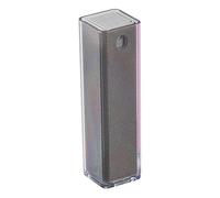 Limpiador de pantalla sin rayas de 15 ml con paño de microfibra, solución de limpieza todo en uno para teléfonos, tabletas, portátiles, removedor de grasa, gris, 15 ml