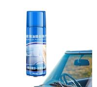 Limpiador de Parabrisas de Coche,Limpiacristales Anti lluvia Y Anti vaho Con Esponja Y Toalla Para Eliminar Grasa | Espuma Limpiadora Antivaho de 450 ml para Coche, Auto, Furgoneta, Camión o