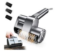 Limpiador De Parrilla Electrico,Electric Grill Brush,Modo De Limpieza De 2 Velocidades, Modo De Iluminación Led, Viene con 3 Cabezales De Cepillo De Diferentes Materiales, Adecuado para Parrillas