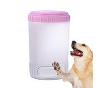 Limpiador de patas de perro | Lavadora automática de tazas para lavar la pata y los pies de perro | Taza de silicona para lavar pies de mascotas, limpiador de pies de mascotas fangoso para