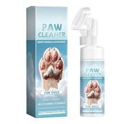 Limpiador de patas de perro, limpiador de espuma sin agua, limpiador de patas de mascotas, limpiador suave de patas de perro, bálsamo portátil con cepillo para patas de perros y gatos