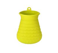 Limpiador de patas de perro, portátil, de silicona, cepillo de limpieza de patas de mascotas, para perros, gatos, masaje, aseo, garras sucias, color verde