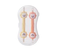 Limpiador de patrones de leones de silicona de doble extremo, herramienta de eliminación de cerumen de oído, removedor de cerumen esencial de silicona