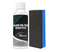 Limpiador de película de aceita para automóvil: fórmula líquida sin rayas, mejora la claridad repelente de la lluvia, elimina residuos de grasa, suciedad del tráfico, marcas de insectos | Restauración