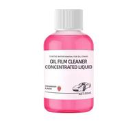 Limpiador de película de aceite de cristal para coche, 2024, cepillo de limpieza de película de aceite para coche, placa de limpieza de parabrisas (1 solución roja), 50 ml AMQ253 (50 ml)