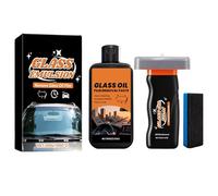 Limpiador de película de - Limpiador en emulsión de vidrio de 120 ml | Herramienta de detalles automáticos antivaho | Juego de protección antiniebla para automóviles | Para neumáticos