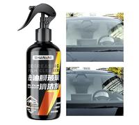 Limpiador de Película de para Cristales de Coche | Líquido de Recubrimiento de 300 ml | Spray Limpiador de Parabrisas | para Manchas de Agua en Interior y Exterior Espejos del Hogar y Viseras de Motoc