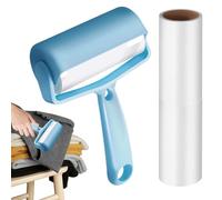 Limpiador de pelusa reutilizable: rodillo de tela portátil, herramienta de cuidado de ropa, levantador de polvo rápido, dispositivo de limpieza para el hogar | Solución de cuidado de muebles eficaz