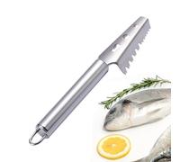 Limpiador De Pescados | Desescamador De Cocina - Utensilio de Acero Inoxidable para Cocinar Mariscos Preparación en Camping Restaurante Chef Familiar