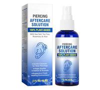 Limpiador De Piercings De Oreja | 60ml Spray De Limpieza Calmante Para La Piel | Solución Limpiadora Para Piercings,Para Irritación Nasal Curación De Heridas Eliminación De Bultos Cartílago Ombligo