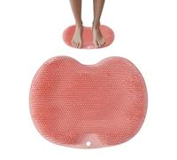Limpiador de pies de silicona para ducha, almohadilla de lavado de baño de silicona, arandela de pies para ducha, para bañera, gimnasio, bañera, baño, suelo, spa, hogar, viajes, uso diario